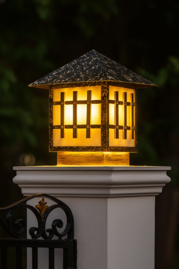 B&B Japanese Style Lantern Gate Lamp