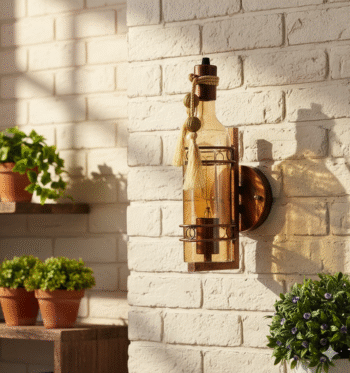 Bottle-Shaped Wall Lamp