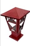 Royal Maroon Vintage Gate Pillar Light