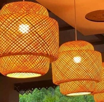 Bamboo Wicker Hanging Lampshades | Bamboo Pendant Lamp