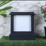 Inverted Black Iron Gate Light 