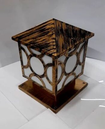 Antique Finish Square Gate Light 