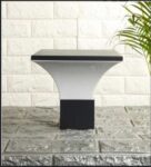 Tapered Standard PVC Glass Outdoor Gate Light