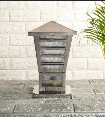 High-Gloss Conical Post Light