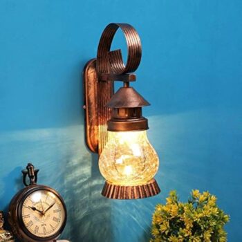 Copper Lantern Shape Metal Wall Light LAMP- JSMN-26-1w