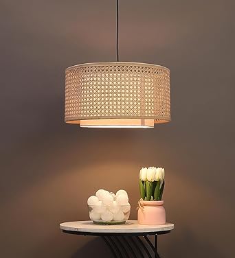 Bamboo lamp for Living Room | Rattan Hanging lamp