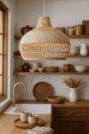 Bamboo Hanging Light for Hallway | Rattan Pendant Lamp
