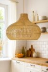 Bamboo Hanging Light for Dining Room | Rattan Pendant Lamp