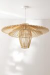 Bamboo Hanging Light for Bedroom | Cane Pendant Lamp