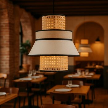 Hanging Light for Bedroom | Bamboo Pendant Lamp
