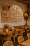 Rattan & Bamboo Hanging Light for Living Room | Pendant Lamp