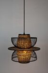 Rattan & Bamboo Hanging Light for Kitchen | Pendant Lamp