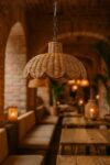 Wicker Hanging Light for Kitchen | Rattan Pendant Lamp