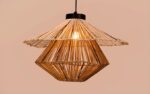 Hanging Light for Bedroom | Rattan Pendant Lamp