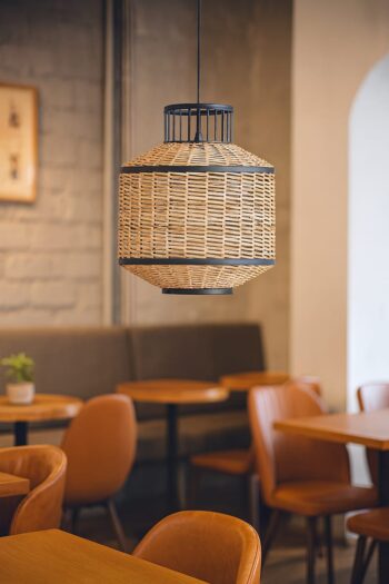 Hanging Light for Kitchen | Rattan Pendant Lamp