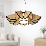 Chandelier for Bedroom | Rattan Hanging Light